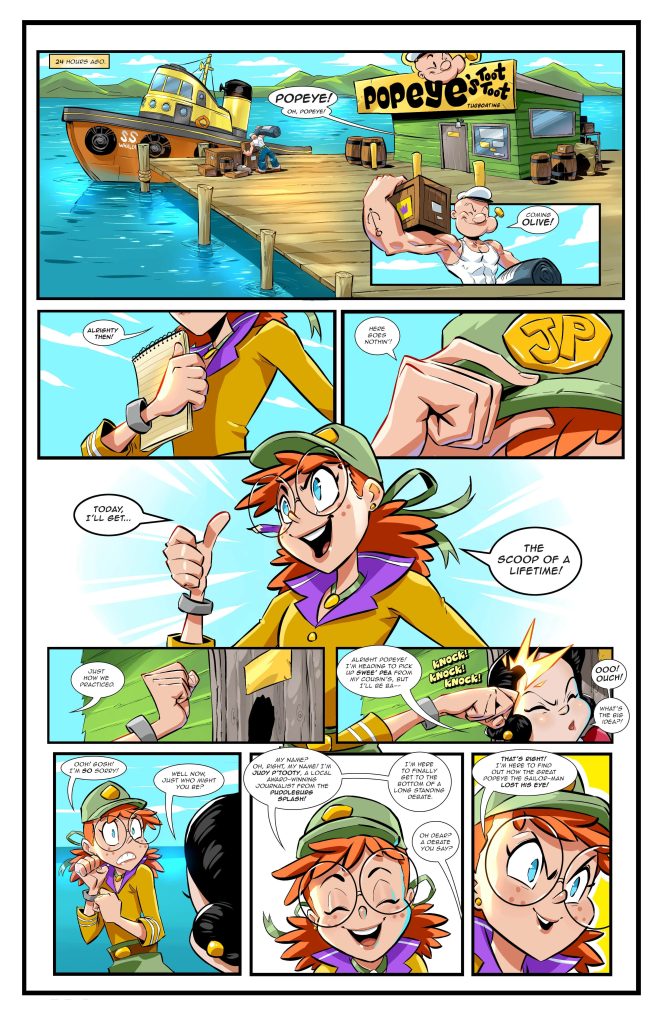 "Eye Lie Popeye" preview page 2.