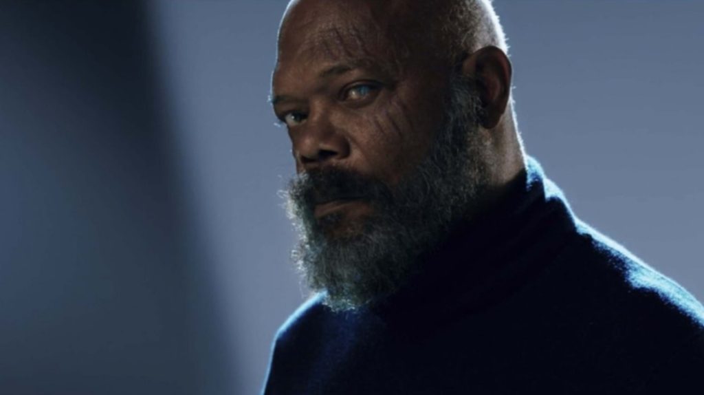 Samuel L. Jackson in Marvel's Secret Invasion, premiering 2023