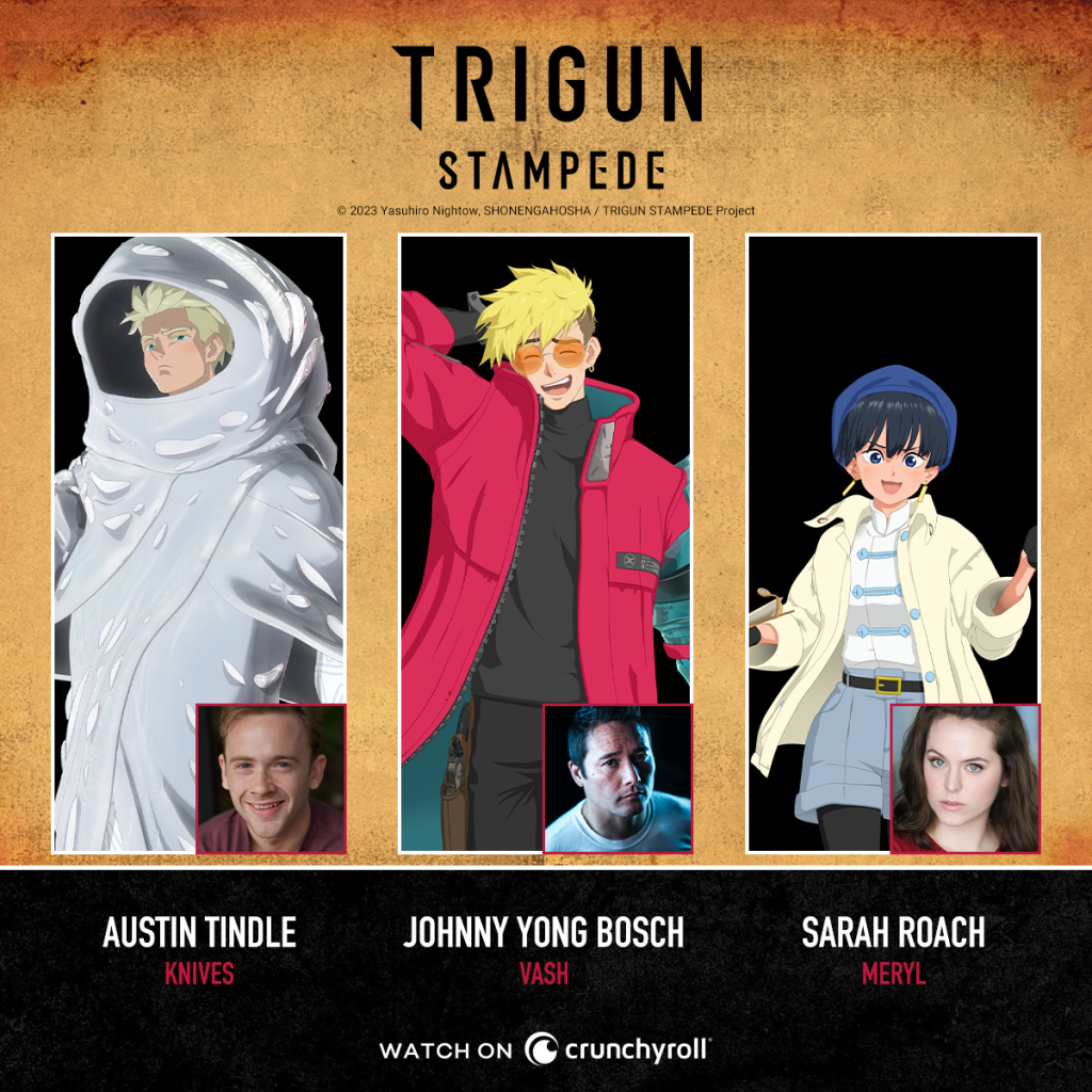 'Trigun Stampede' English dub key art.