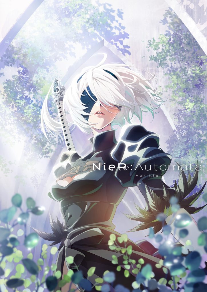 'NieR:Automata Ver. 1.1a' NA key art.