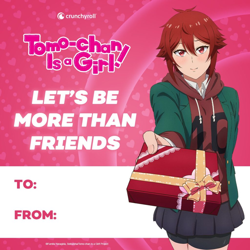 'Tomo-chan is a Girl!' Tomo Aizawa Valentine's Day card.