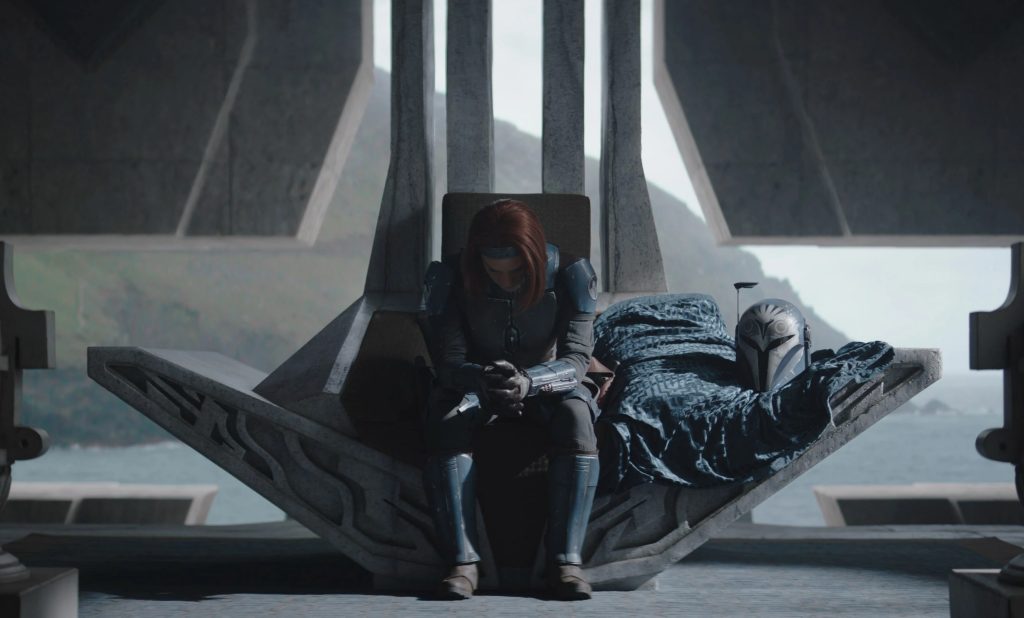 The Mandalorian: Bo Katan Throne Picture