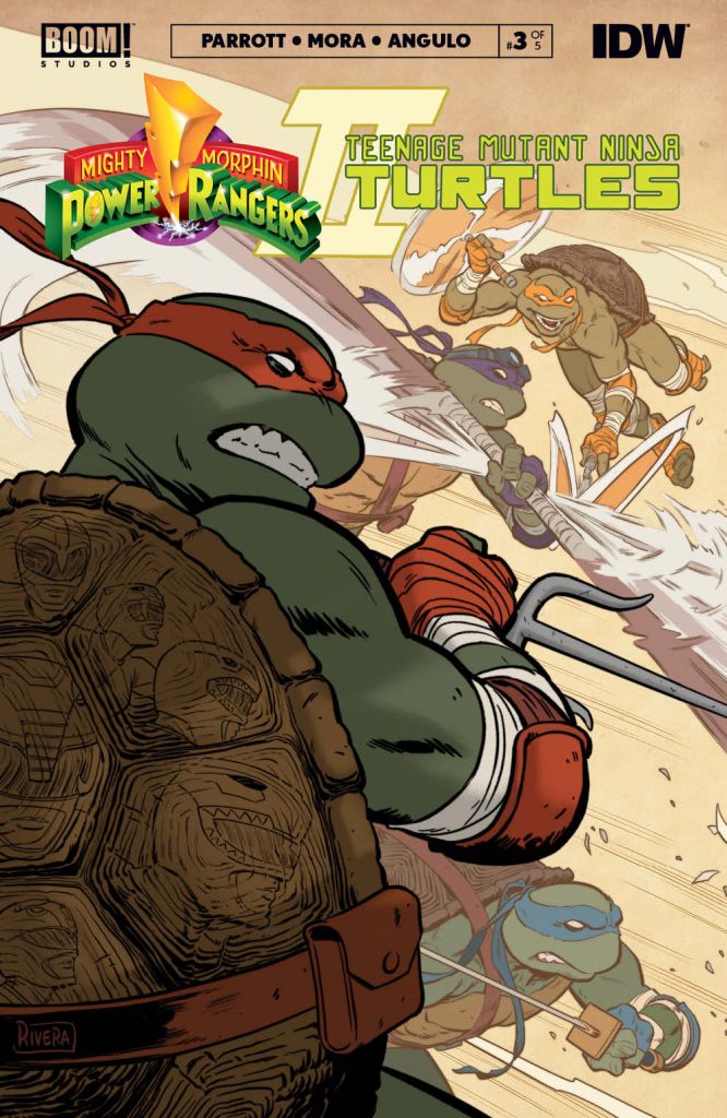 Mighty Morphin Power Rangers X Teenage Mutant Ninja Turtles cover