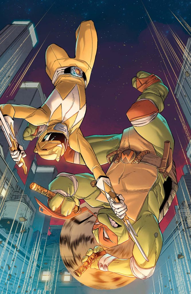 Mighty Morphin Power Rangers X Teenage Mutant Ninja Turtles cover