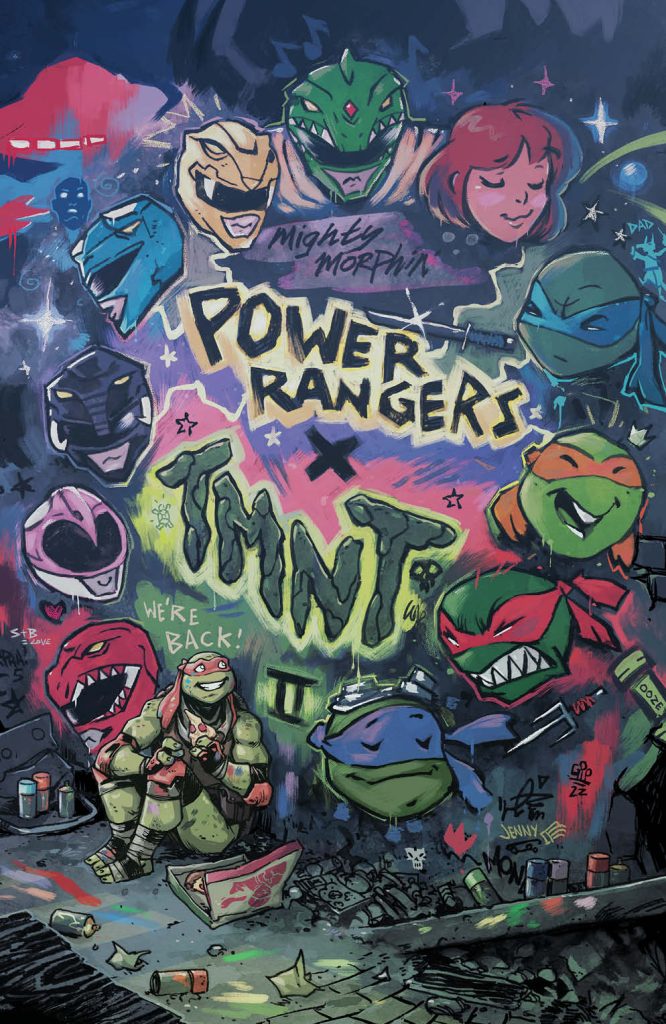 Mighty Morphin Power Rangers X Teenage Mutant Ninja Turtles cover