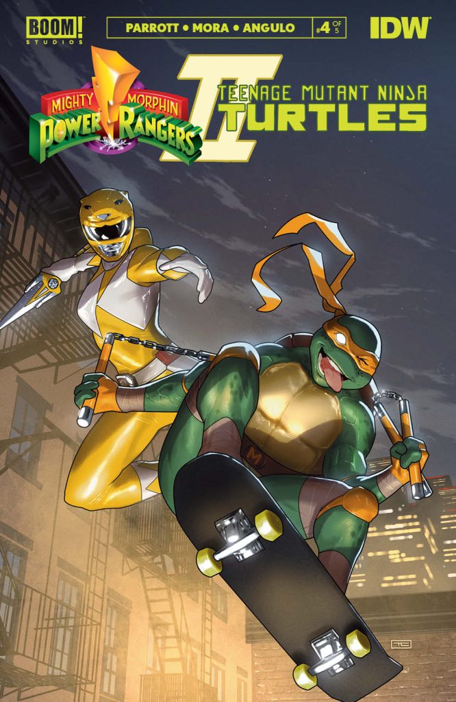 Mighty Morphin Power Rangers X Teenage Mutant Ninja Turtles cover