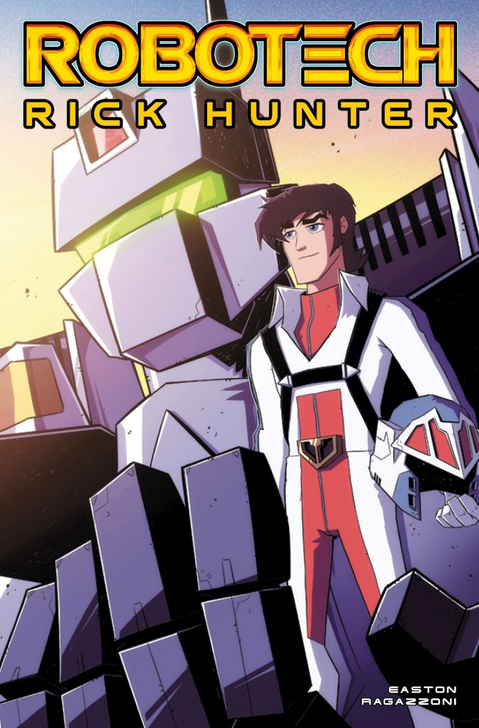 'Robotech: Rick Hunter #1' variant cover C art by Josh Burcham.