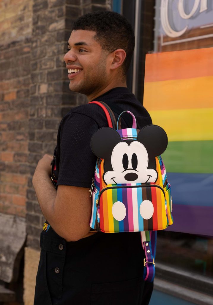 Celebrate Pride Month With The Pride Mickey Mouse Mini Backpack FUN.Com Exclusive From Loungefly