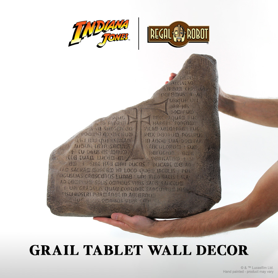 Indiana Jones: Grail Tablet Wall Decor Available Now From Regal Robot