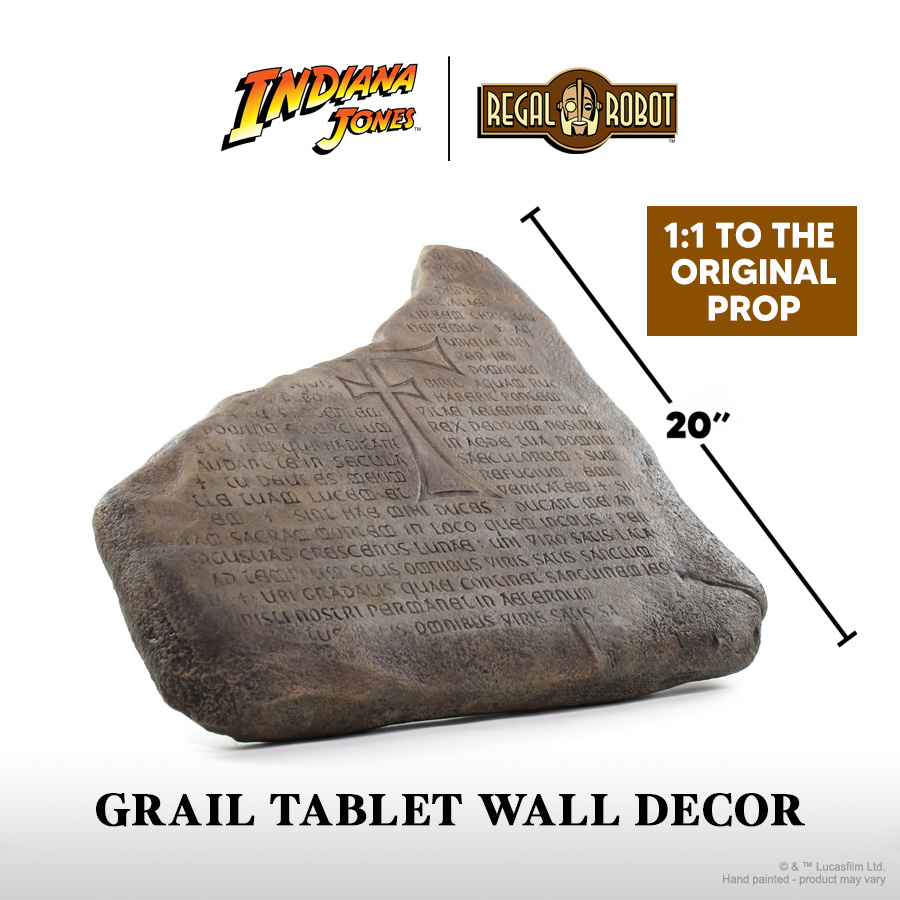 Indiana Jones: Grail Tablet Wall Decor Available Now From Regal Robot