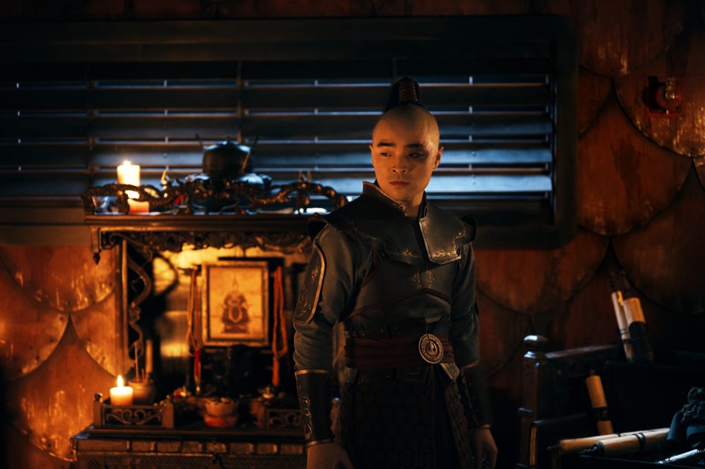 Netflix's Avatar: The Last Airbender Zuko first look image.