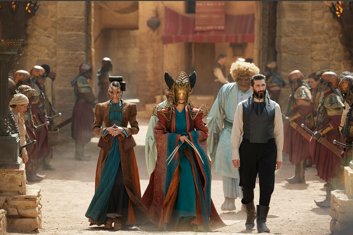 Jessica Boone (Alwhin), Karima McAdams (High Lady Suroth), Hammed Animashaun (Loial), Fares Fares (The Dark One)