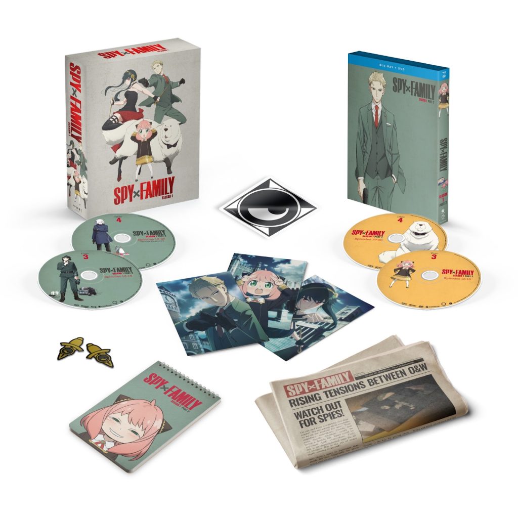 SPY x FAMILY Part 2 - Limited Edition – Blu-ray/DVD spread.