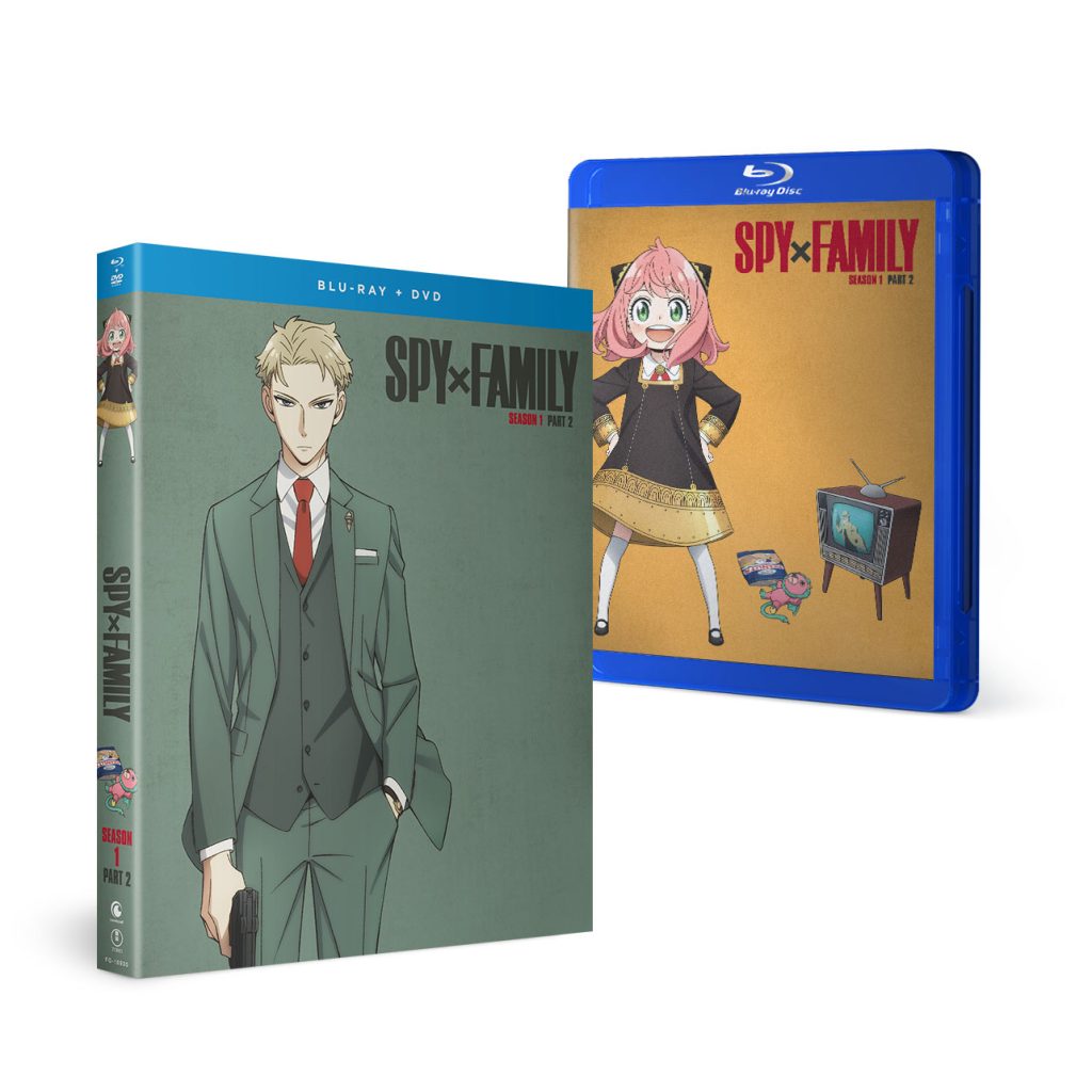 SPY x FAMILY Part 2 - Standard Edition – Blu-ray/DVD spread.