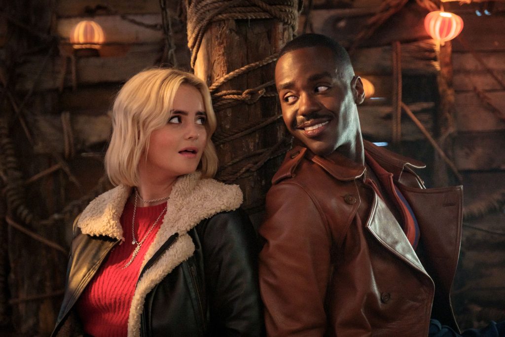 Doctor Who Christmas Special - Millie Gibson and Ncuti Gatwa in "The Church on Ruby Road"