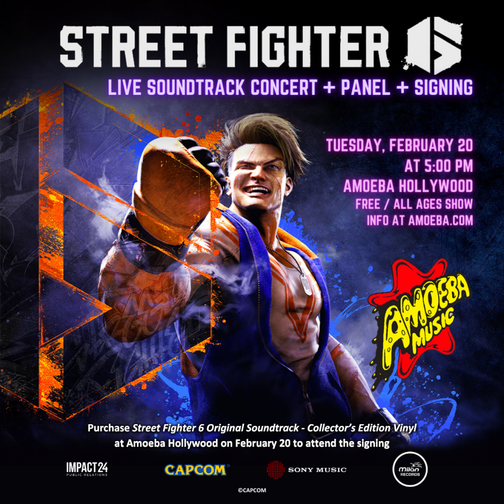 Street Fighter 6 Soundtrack Concert 1080 x 1080 art.