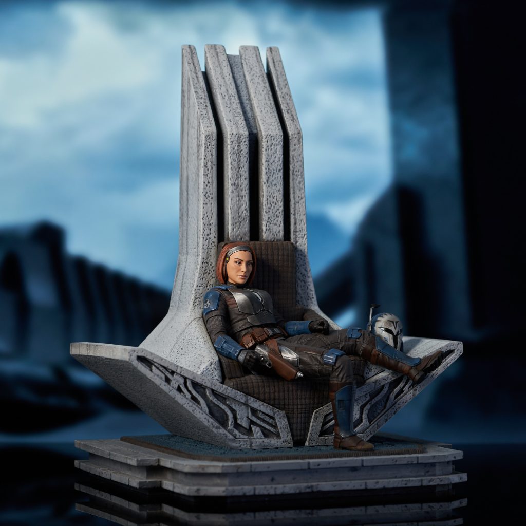 Star Wars: The Mandalorian Bo-Katan on Throne Premier Collection 1/7 Scale Statue