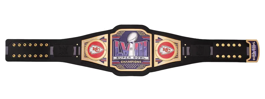 WWE Legacy Title Belt for the Kansas City Chiefs