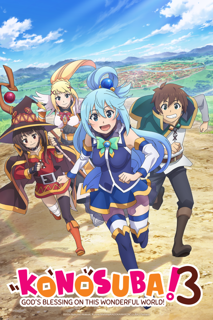 KONOSUBA -God's Blessing on This Wonderful World! 3 NA key visual.