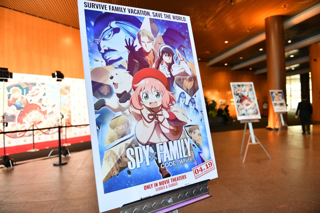 LOS ANGELES, CALIFORNIA - APRIL 11: A general view of atmosphere at World Premiere Of The English Dub Version Of "SPY x FAMILY CODE: White" at DGA Theater Complex on April 11, 2024 in Los Angeles, California. (Photo by Craig Barritt/Getty Images for Crunchyroll)