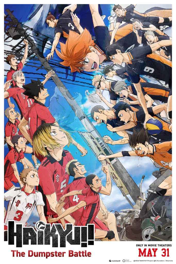 HAIKYU!! The Dumpster Battle NA key visual.