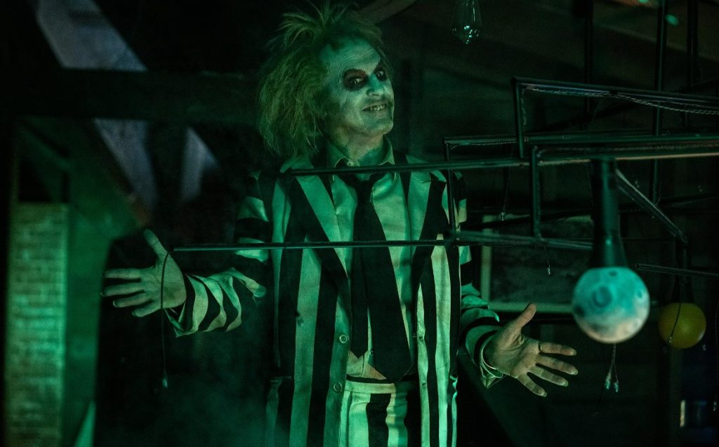 Michael Keaton in Beetlejuice Beetlejuice