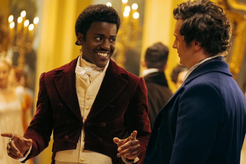 Doctor Who 'Rogue' - Ncuti Gatwa smiles at Jonathan Groff