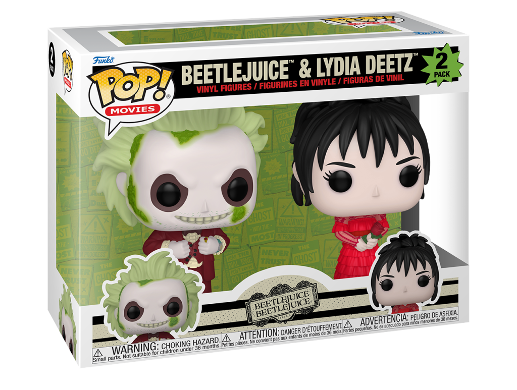 Beetlejuice & Lydia Deetz two-pack Funko Pop