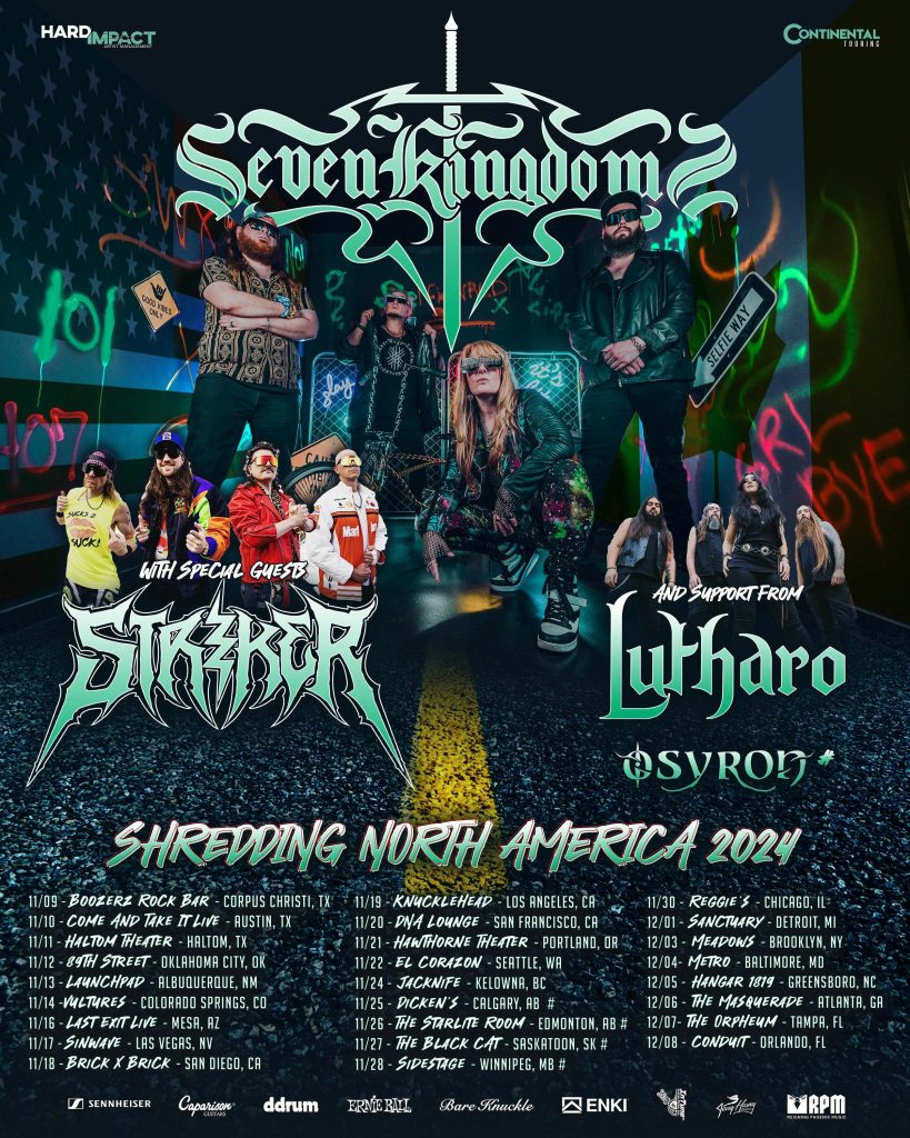 Striker North American Tour 2024 dates