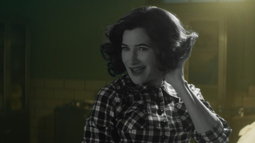 Kathryn Hahn as Agatha Harkness in Agatha All Along. 