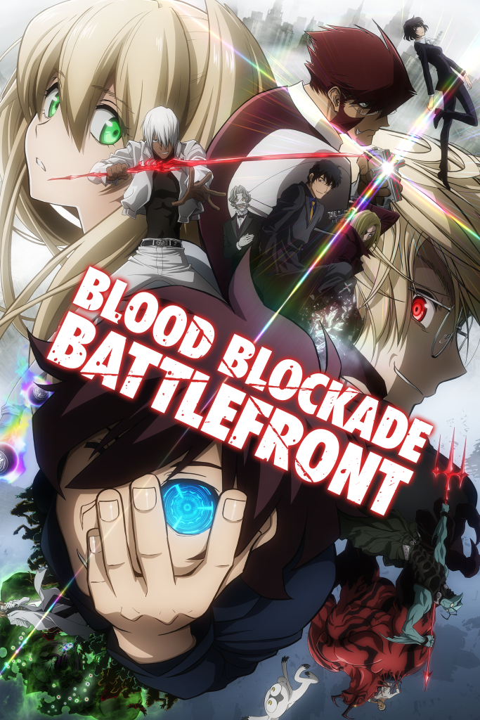 Blood Blockade Battlefront NA season 1 key art.