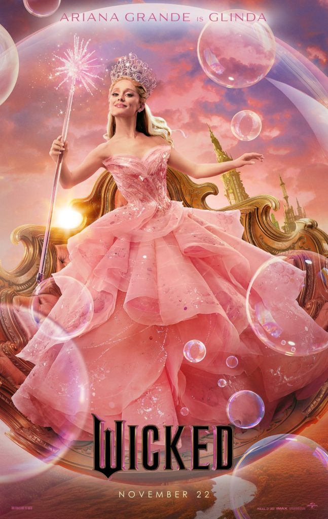 Ariana Grande as Glinda in Wicked