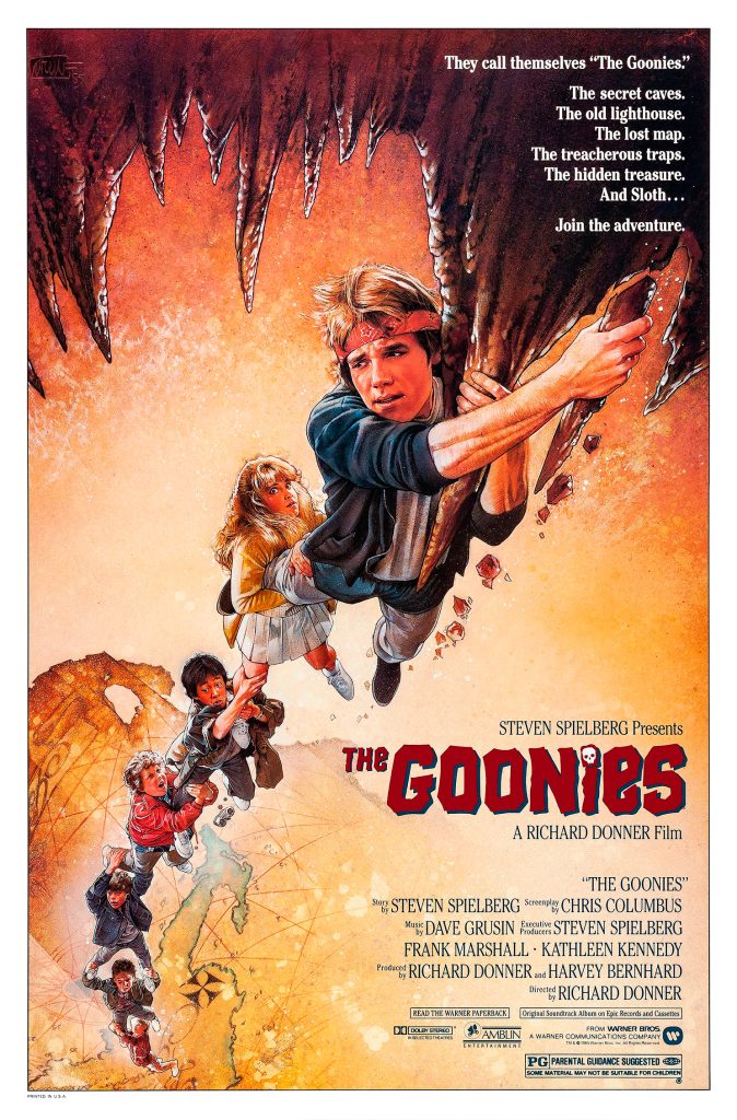 The Goonies theatrical poster.