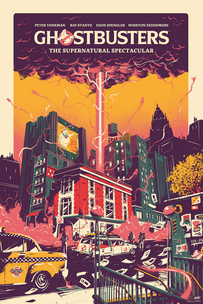 Mondo x The Real Ghostbuster Poster.