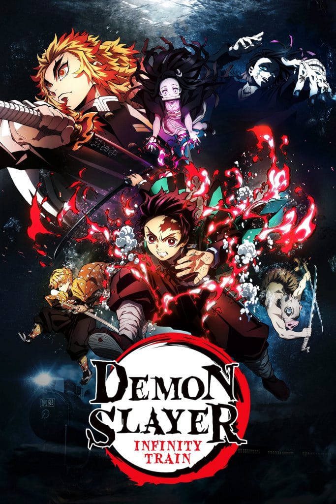 Demon Slayer Mugen Train anime film poster.