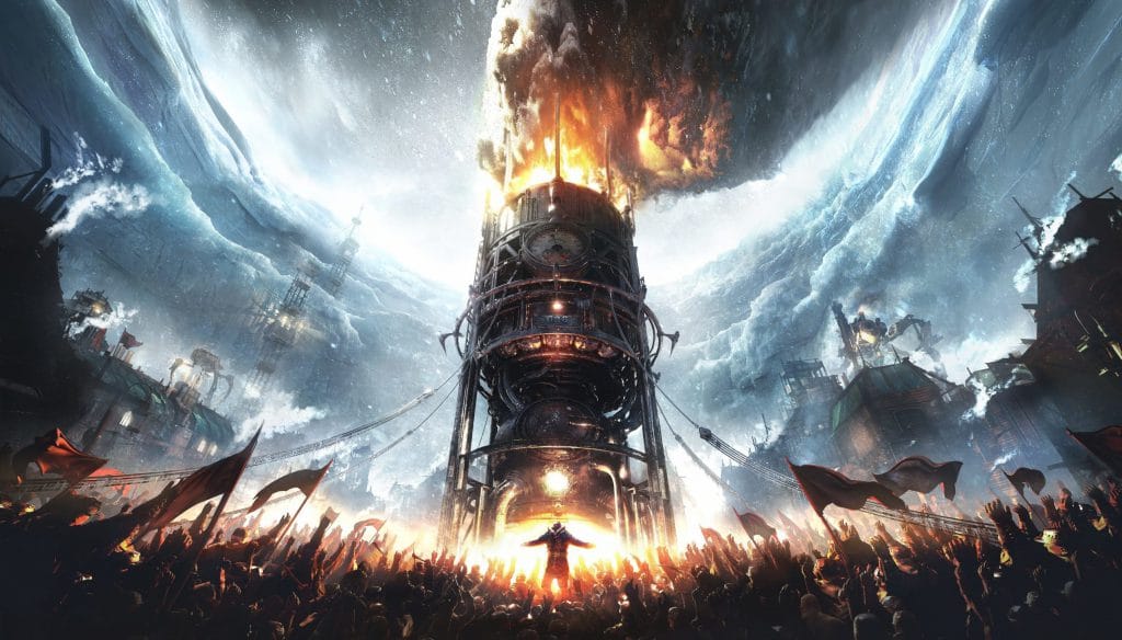 Frostpunk cover art.