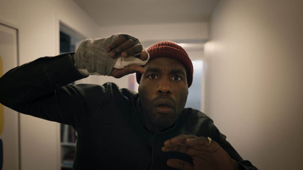 Yahya Abdul-Mateen II as Anthony McCoy in Candyman, directed by Nia DaCosta.