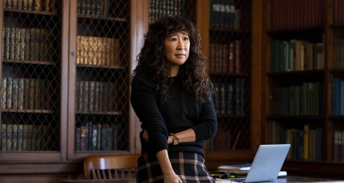 Sandra Oh Reveals The World’s Best Nameplate In Comedy ‘The Chair’ [Sneak Peek Clip]