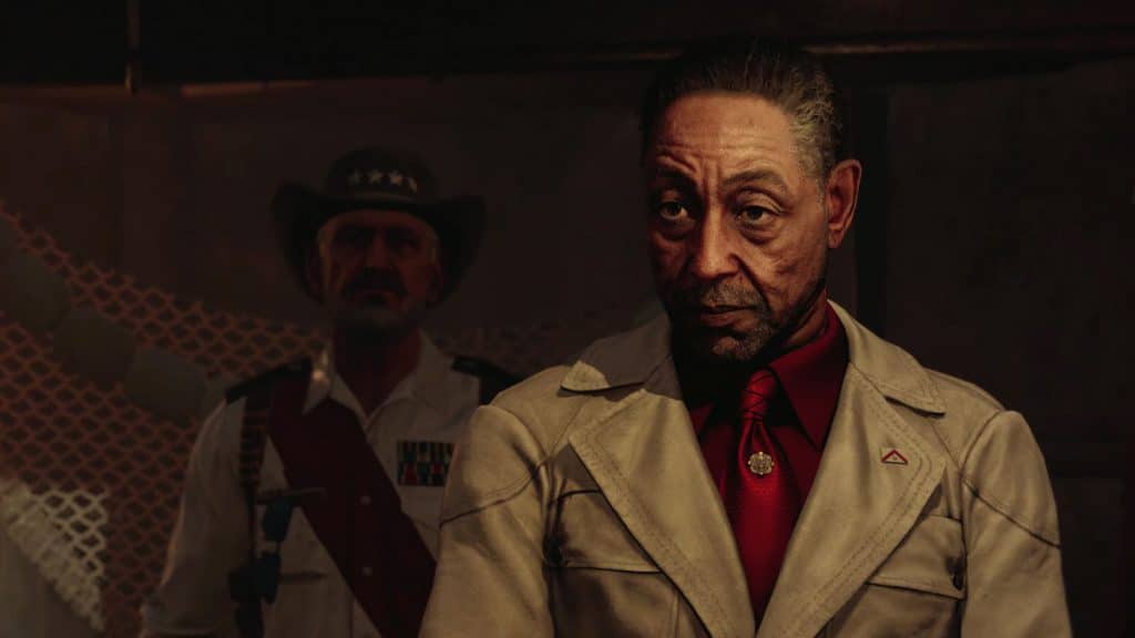 Still from Far Cry 6 Antón trailer.