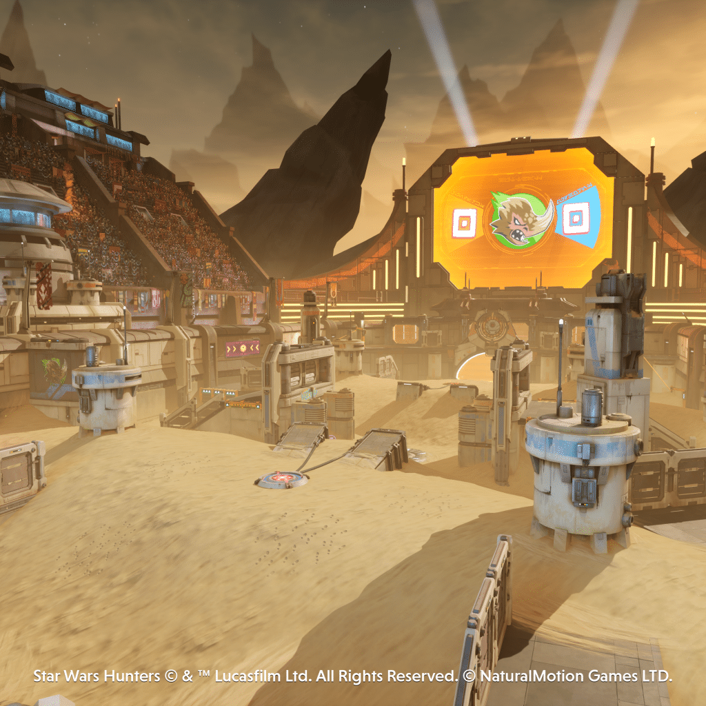 "Star Wars: Hunters" Dusty Ridge map screenshot 1.