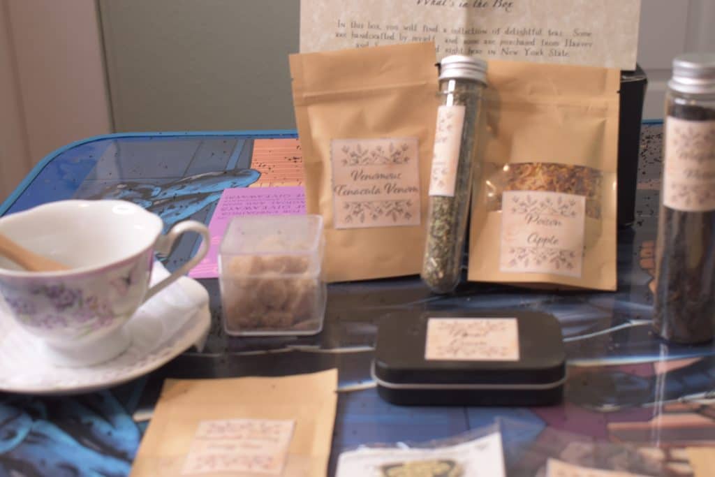 the Alchemy For The Skin Herbology Tea box