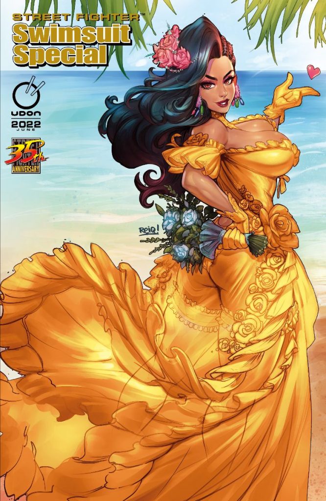 "2022 Street Fighter Swimsuit Special #1" CVR X2 - Golden Bride Laura - by Reiq.