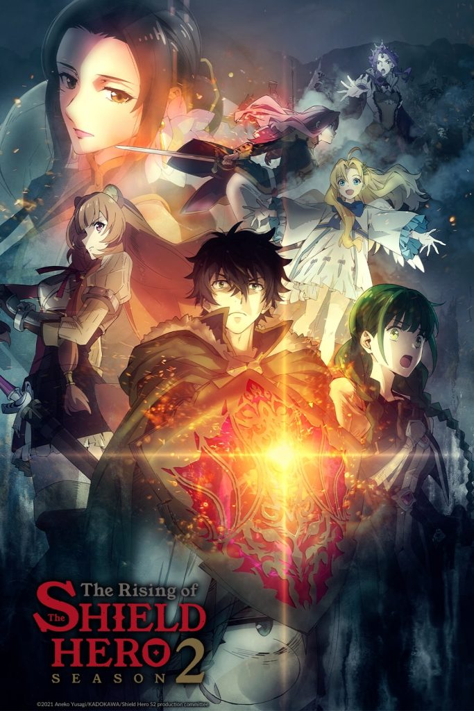 "The Rising of the Shield Hero season 2" key art.