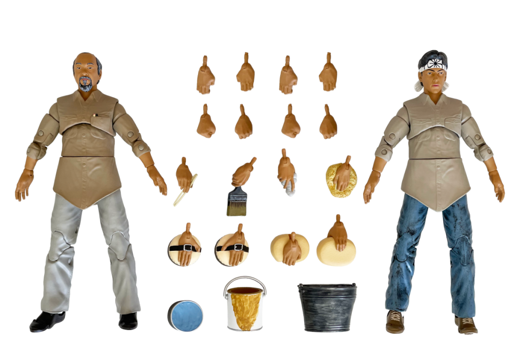 The Karate Kid: Mr. Miyagi & Daniel Larusso Miyagi-Do Training Action Figure Box Set SDCC