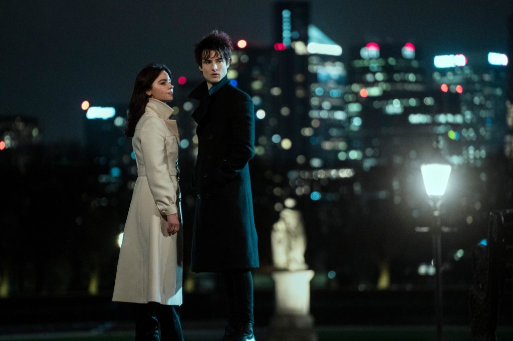 (L to R): Jenna Coleman as Johanna Constantine and Tom Sturridge as Dream