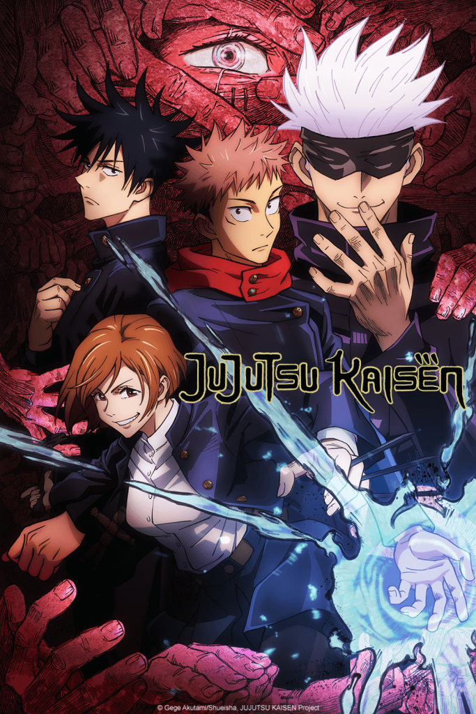 "JUJUTSU KAISEN" key art.