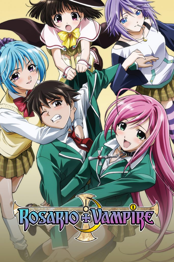 "Rosario + Vampire" key art.