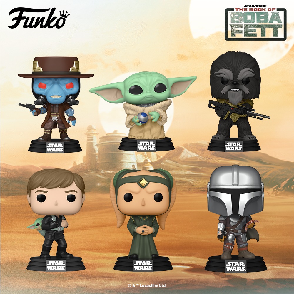 Star Wars: The Book Of Boba Fett Funko POPS!