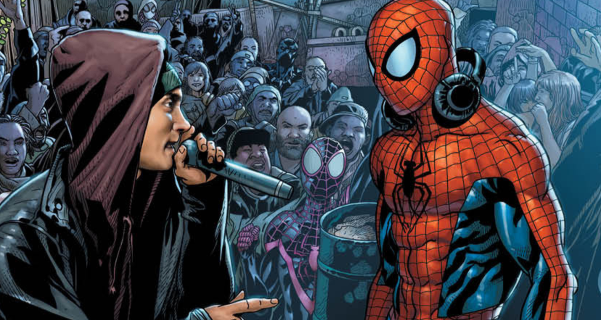 Eminem And Spider-Man Square Off In Exclusive Variant Cover