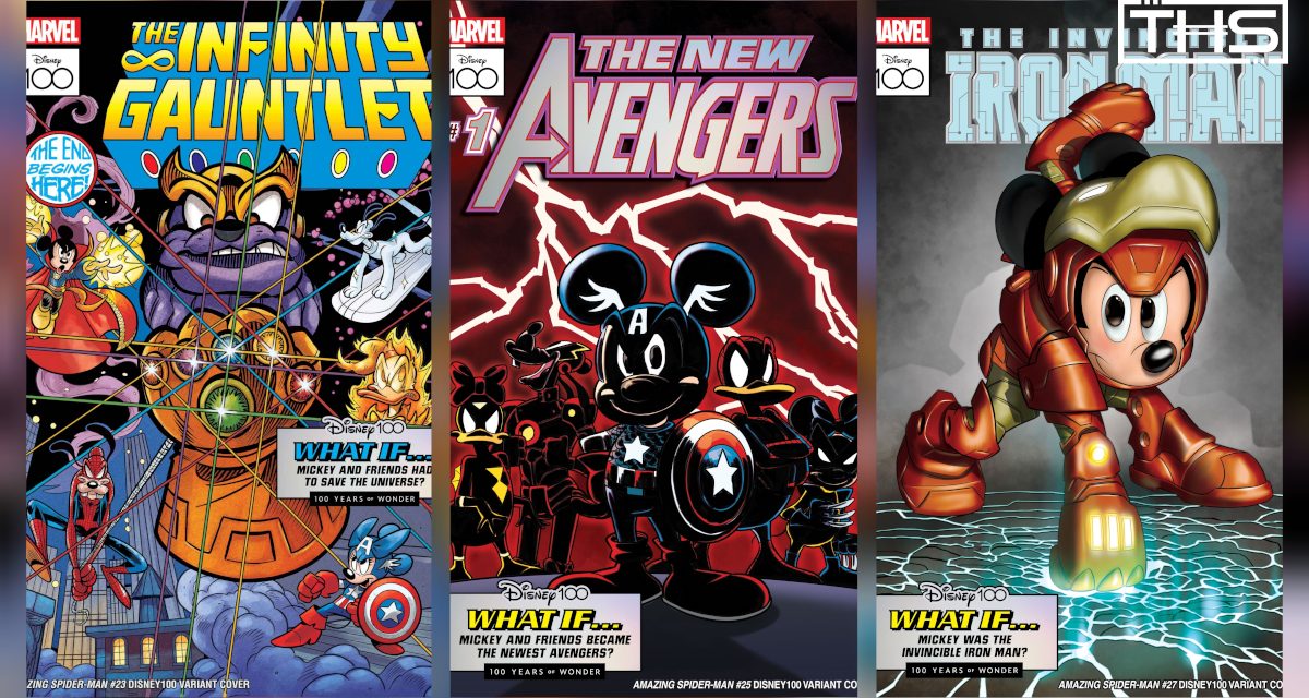 Marvel: Celebrate 100 Years Of Disney With Mickey Mouse, Minnie Mouse, And More Variant Comic Covers